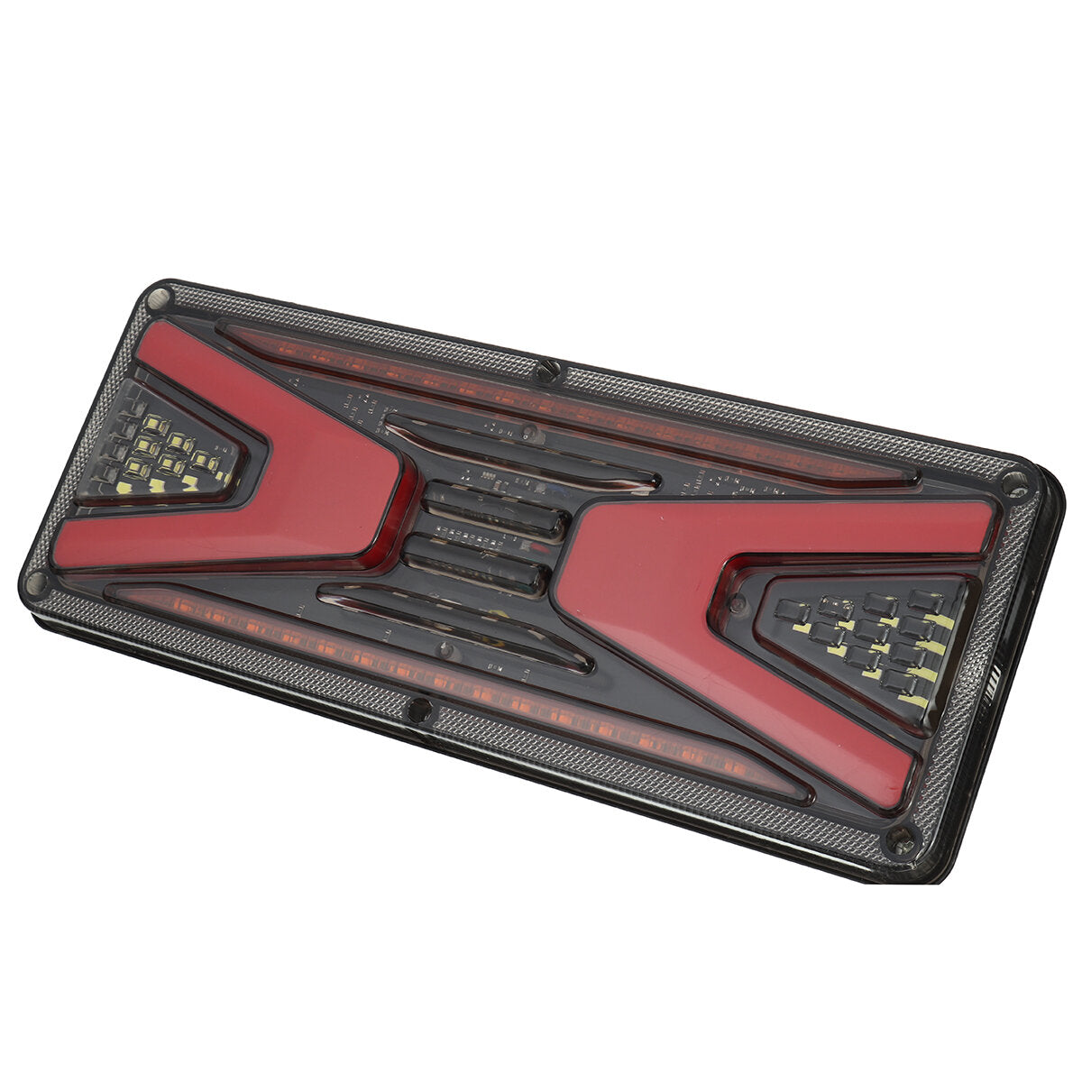 2PCS 24V Flowing Rear Tail Light Turn Signal Brake Reverse Lamp