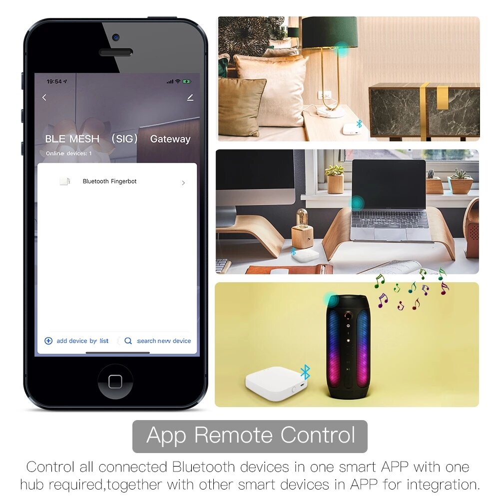 Bluetooth Gateway Hub Smart SIG Mesh WiFi Smart Life APP Remote Control Work with Alexa Google Home