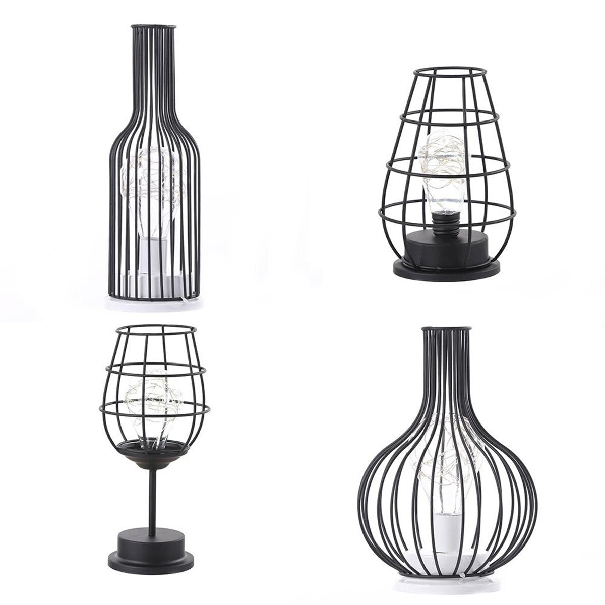 Table Lamps Bedroom Living Room LED Bedside Light Modern Art Bed Lamp Night Light Office Desktop Decoration