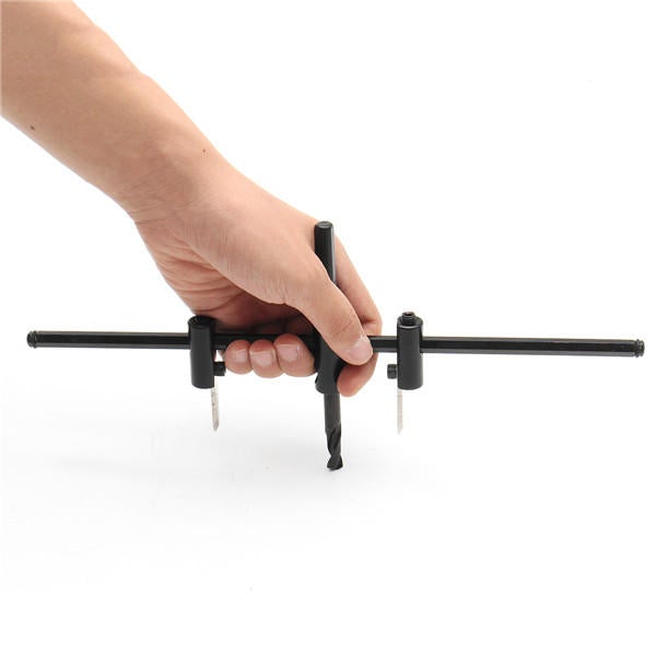 Adjustable 40-300mm Circle Hole Saw Cutter Wood Drywall Drill Bit Round Cutting Tool