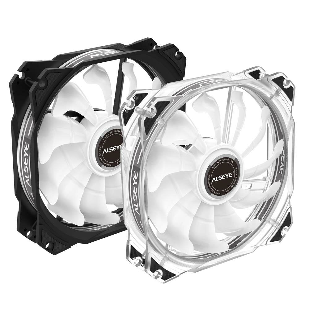 Fan 120mm LED Computer Case Cooling Fan 2510-3Pin & Molex 4pin Connector MAX Series