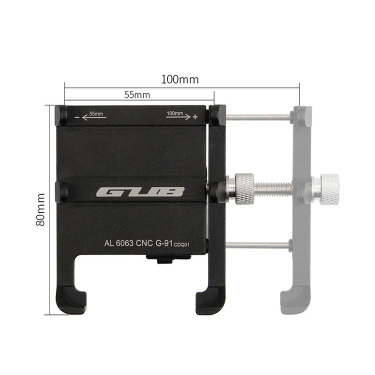USB 12V-48V 360 Rotatable Anti-Slip Universal Bicycle Phone Holder Motorcycle Electric Bike Handlebar Mount Bracket Clip Stand For 55mm-100mm Phone