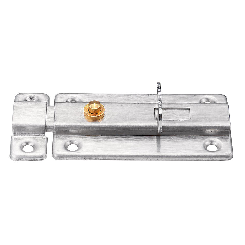 Stainless Steel Automatic Spring Door Sliding Latch Lock Barrel Bolt Anti-Theft Hardware
