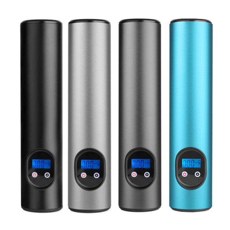 Portable Mini Inflator Air Compressor With Built-in Flashlight Smart Wireless Air Tyre Pump for Bicycle Motorcycle Portable Tire Inflator