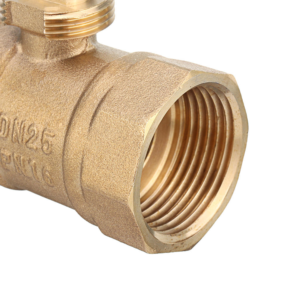 AC 220V 1/2" 3/4" 1" 1-1/4" Motorized Electric Brass Ball Valves 2 Way 3 Wires Full Port Valve
