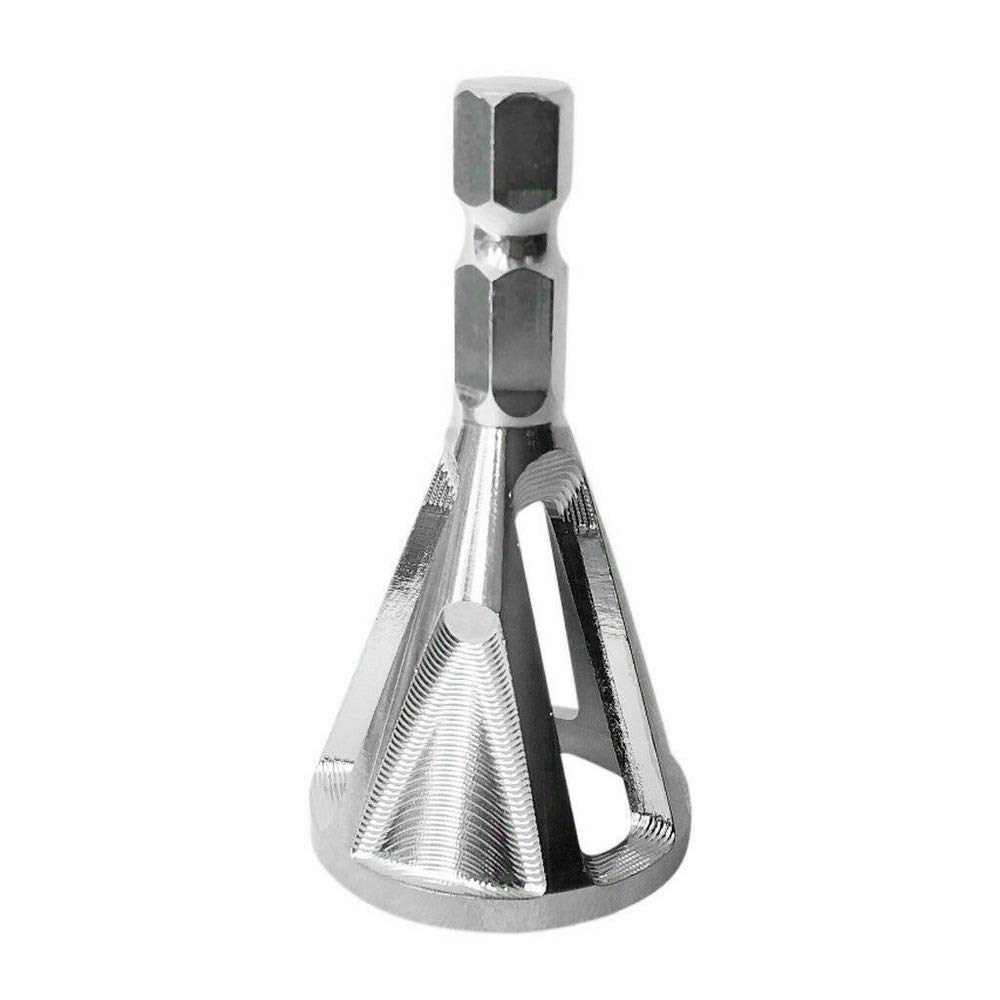 11Pcs Titanium Coating Countersink Drill Bit Set 5 Flutes Chamfer Drill Deburring Bit External Deburring Drill Bit