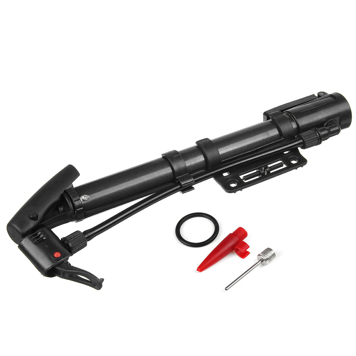 120PSI High Pressure Air Pump Alloy Floor Standing Bike Motorcycle Tyre Pump with Ball Pin