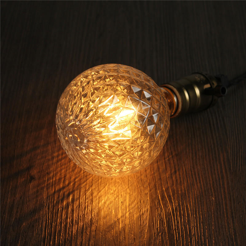 E27 4W Pineapple Vintage Antique Edison Filament COB LED Bulb Light Lamp 85-265V