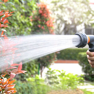 Hose Spray Nozzle Garden Hose Nozzle Heavy Duty high Pressure With 8 Adjustable Watering Spray Patterns