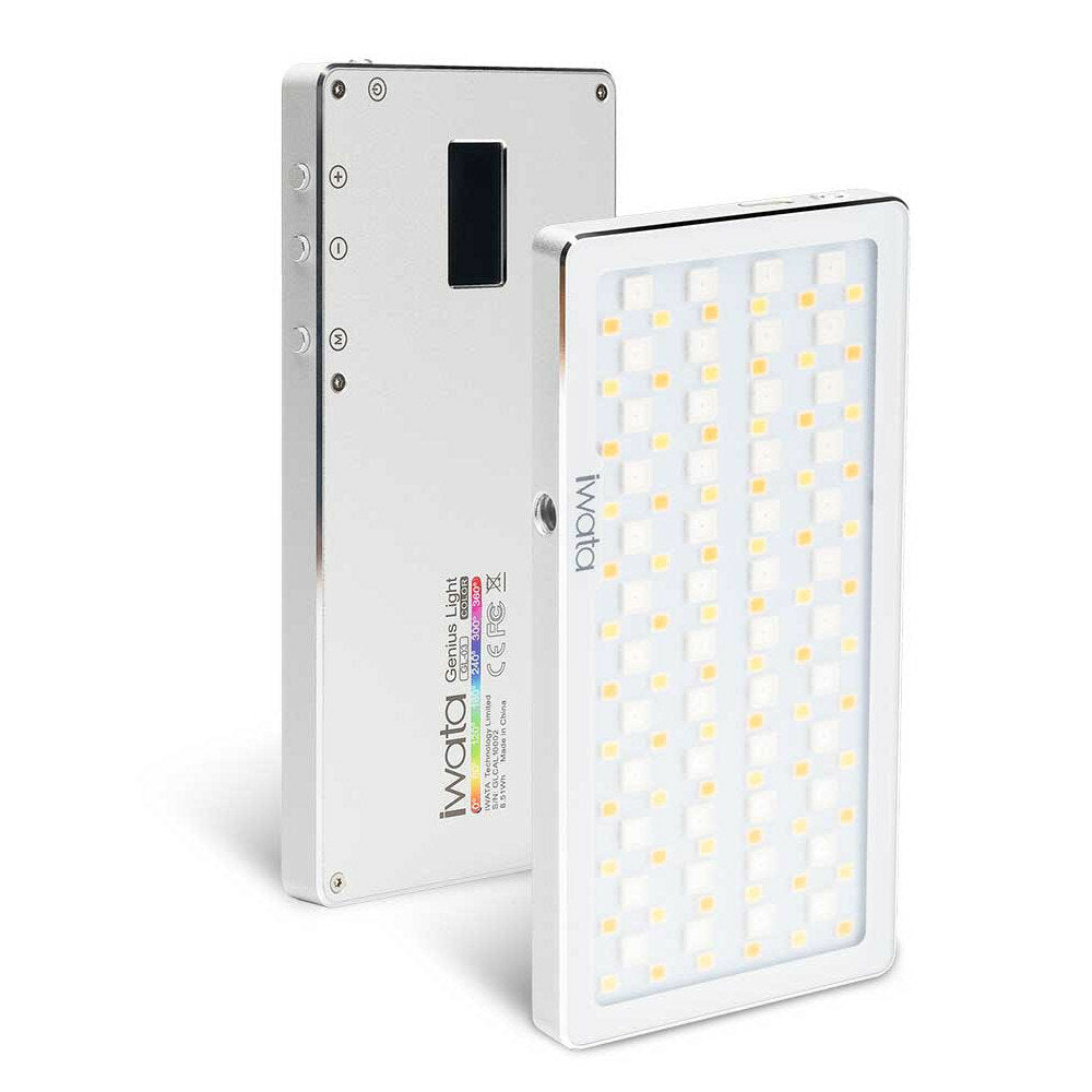 Dimmable Full Color LED Video Light Photography Studio DSLR Camera Light for Vlogging Live