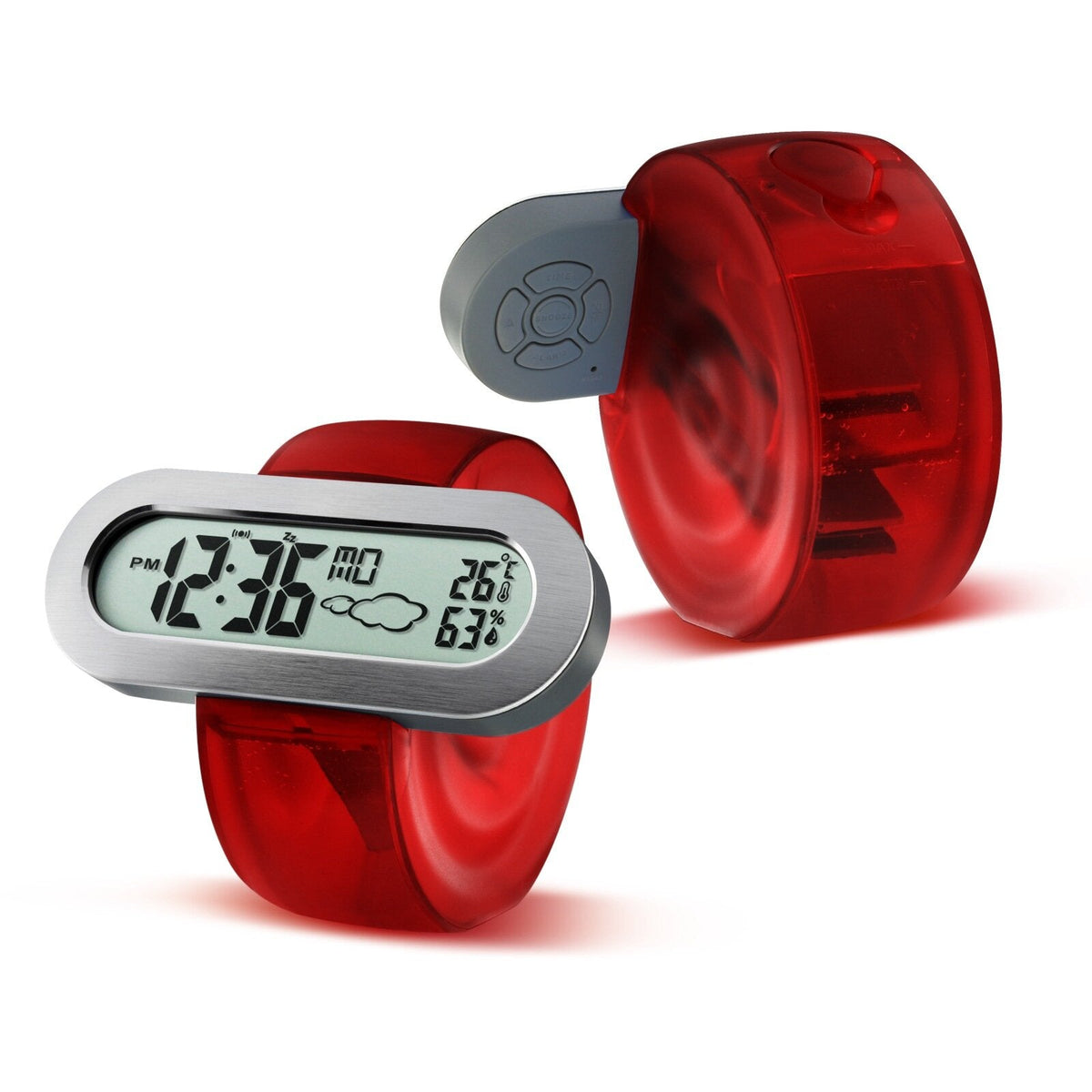 Eco-Friendly Battery Free Water Powered Clock with Alarm Thermometer Weather Station