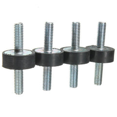 4pcs M6x20x8mm Doubles Ends Rubber Mounts Anti-vibration Rubber Mounts
