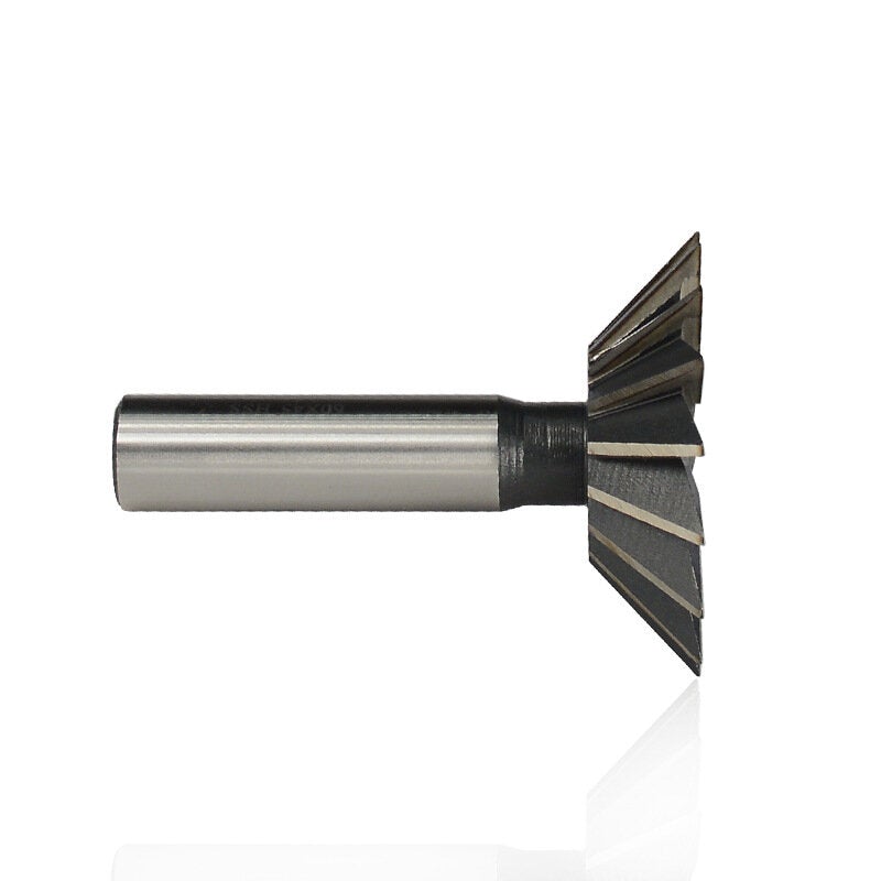 45 55 60 Degree Dovetail Milling Cutter CNC Planer Straight Shank High Speed Steel