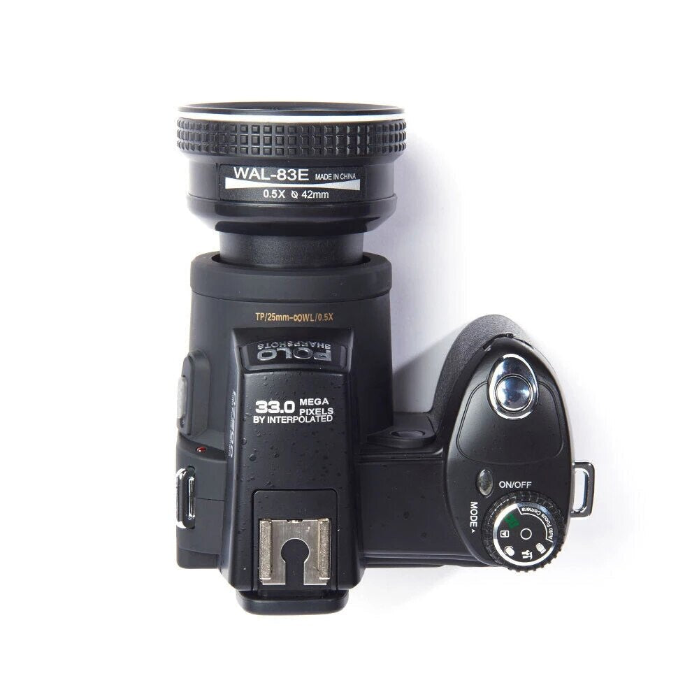 Digital Camera 33MP Auto Focus 24X Zoom HD 1080P Professional DSLR Camera Telephoto Lens Wide Angle Lens Appareil Photo Bag with LED Spotlight