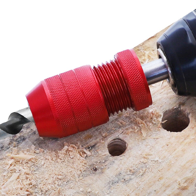 Aluminum Alloy Adjustable Drill Stop Collar Limit Rings Locator Depth Stopper wood working Punching Aid Tool