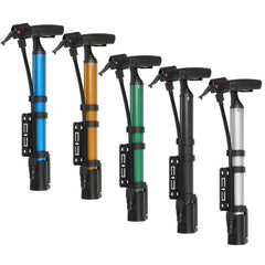 120PSI High Pressure Air Pump Alloy Floor Standing Bike Motorcycle Tyre Pump with Ball Pin