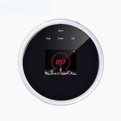 Wifi Natural Gas Sensor LCD Screen Household Smart Gas Alarm Detector Leakage Sensor Wifi Temperature Detectors Work with Amazon Alexa Google Home