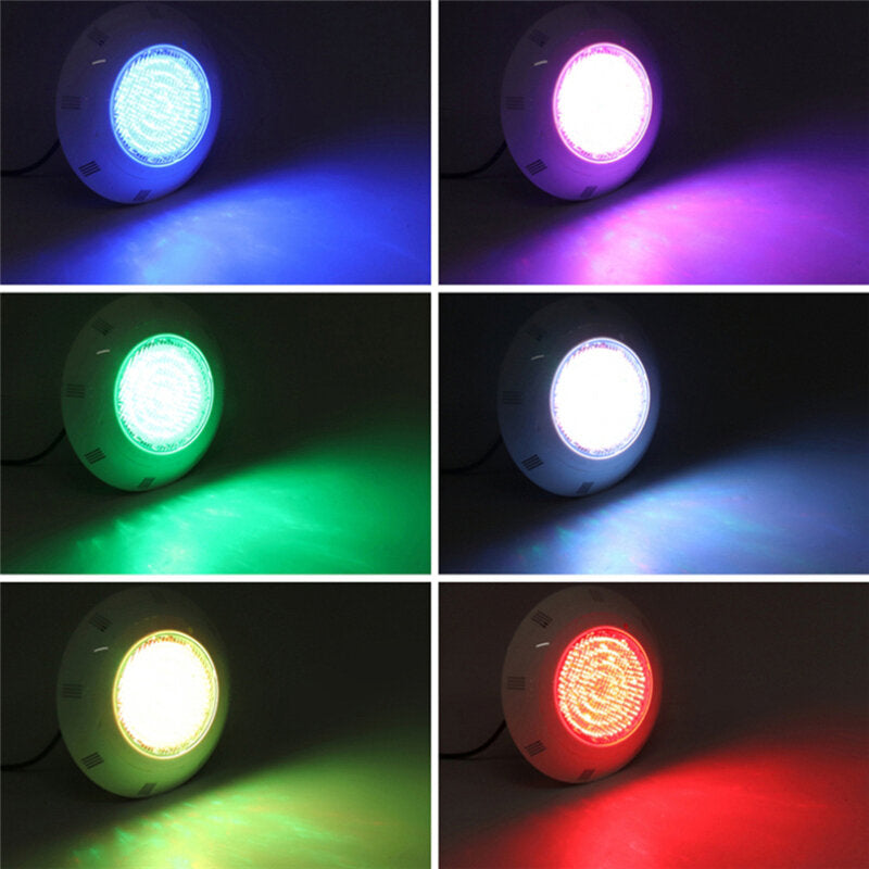 1 PCS LED Underwater Swimming Pool Lights RGB Color Changing IP68 Waterproof Lamp With Remote Controller