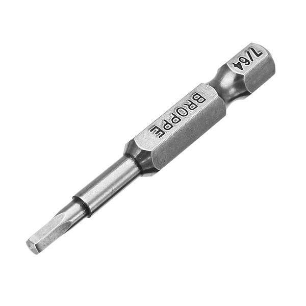 10pcs SAE 5/64-5/16 Inch Hex Head Screwdriver Bit 1/4 Inch Hex Shank Magnetic Screwdriver Bit