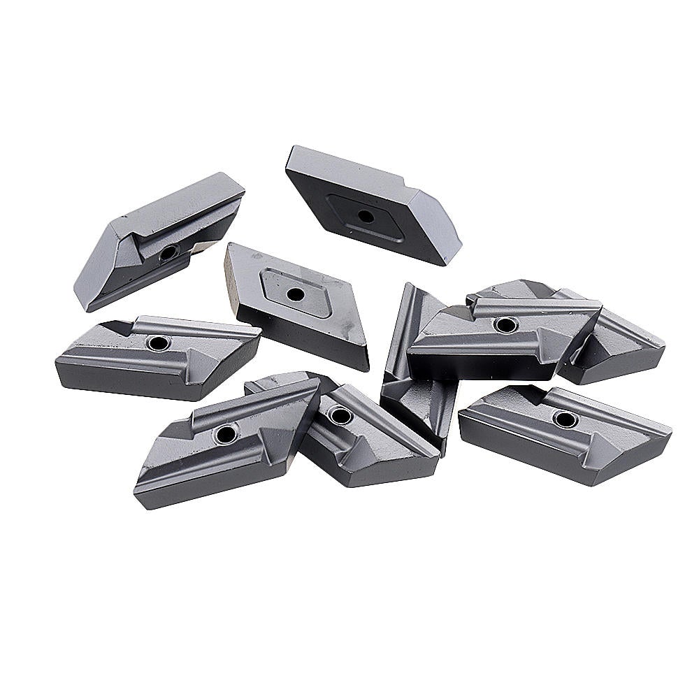 10pcs KNUX160405R KNUX160405L Carbide Insert Milling Cutter Inserts Turning Tool for Steel Machining