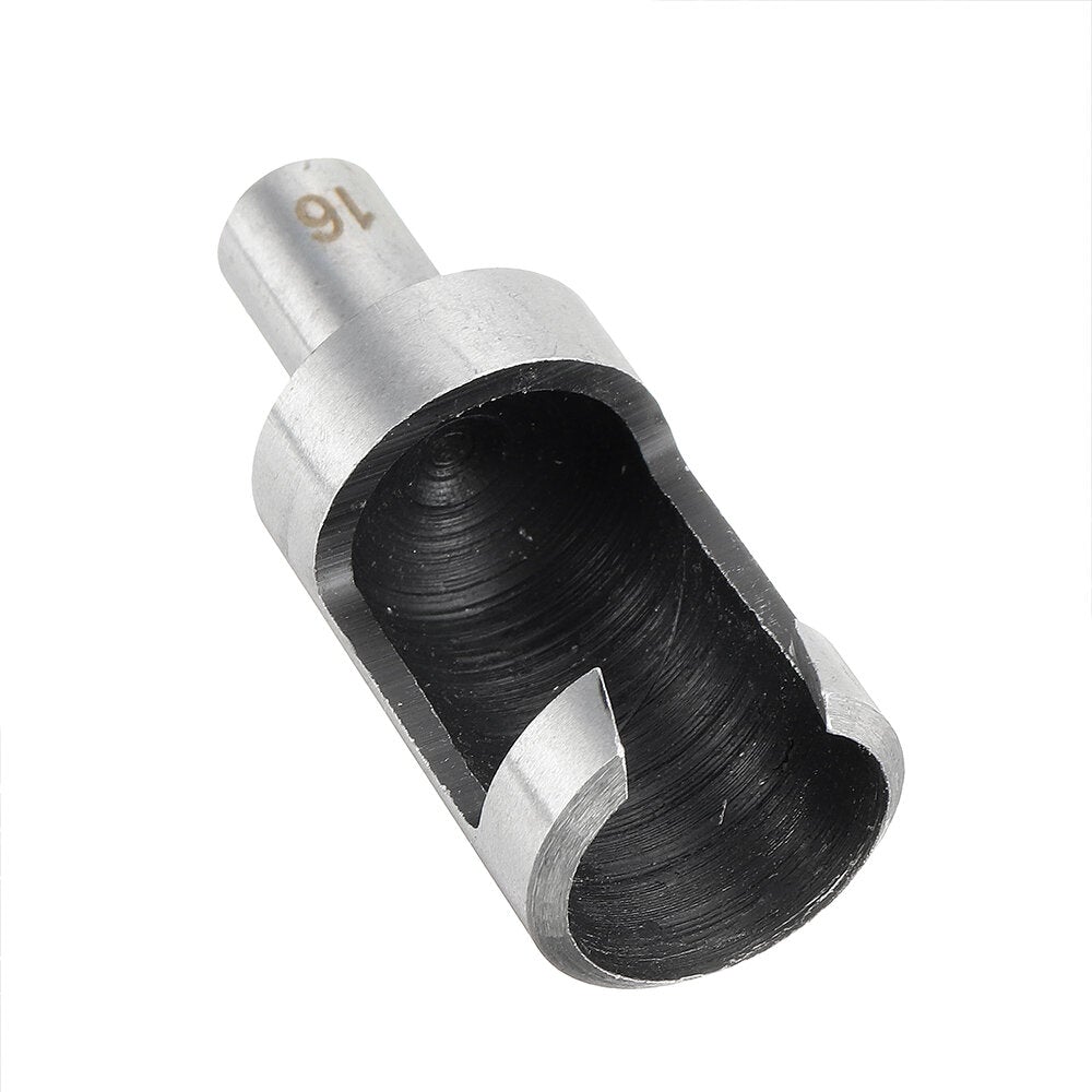 23pcs Chamfering Countersunk Drill Bit Set 5 Flute Chamfering Drill Wood Plug Cutter Automatic Center Punch Drill
