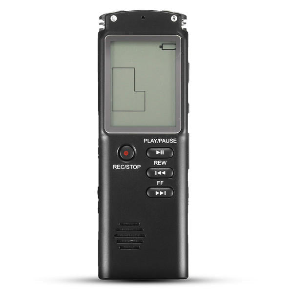 8GB Portable Rechargeable LCD Digital Audio Voice Recorder Dictaphone With MP3 Play