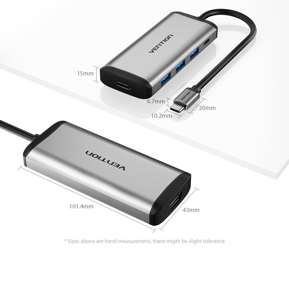 Type-C to HDMI USB3.0 PD Converter Type-C Adapter