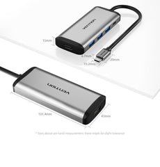 Type-C to HDMI USB3.0 PD Converter Type-C Adapter