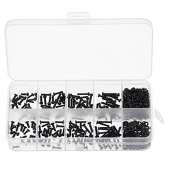 480Pcs M2 Hex Socket Button&Flat Head Screw Carbon Steel Bolt Nut Assortment