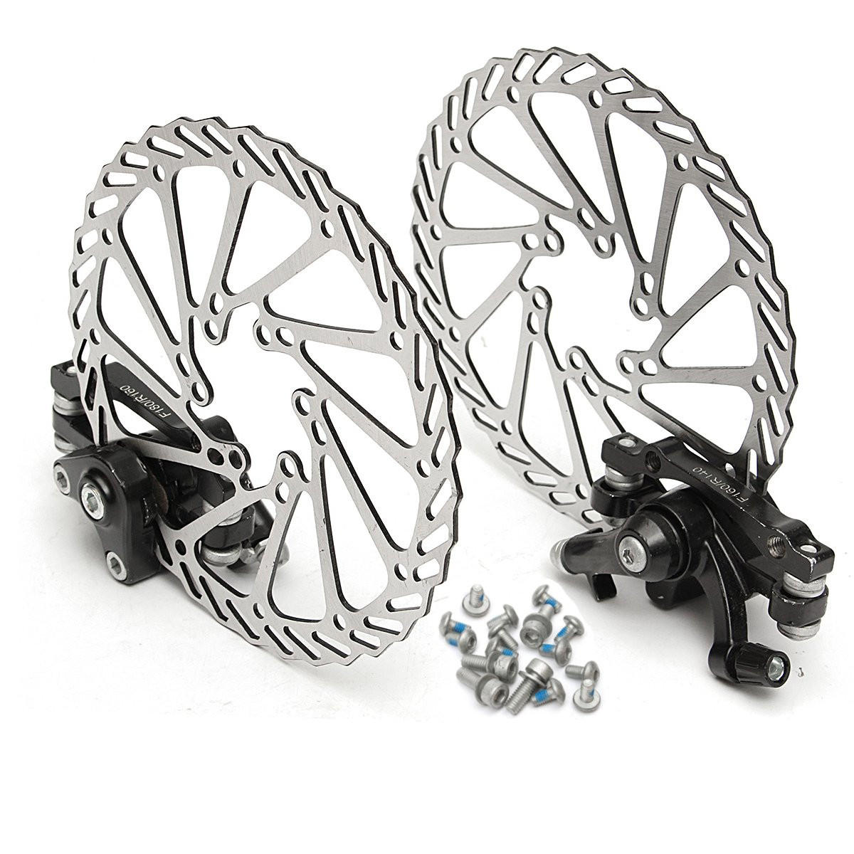 160MM MTB Bike Mechanical Disc Brake Front and Rear Brake Set