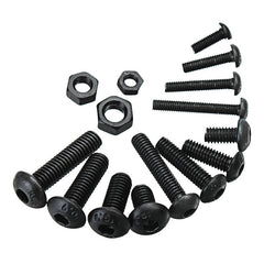440Pcs M3/M4/M5 Carbon Steel Screw Hex Socket Button Head Bolt Nut Assortment Kit