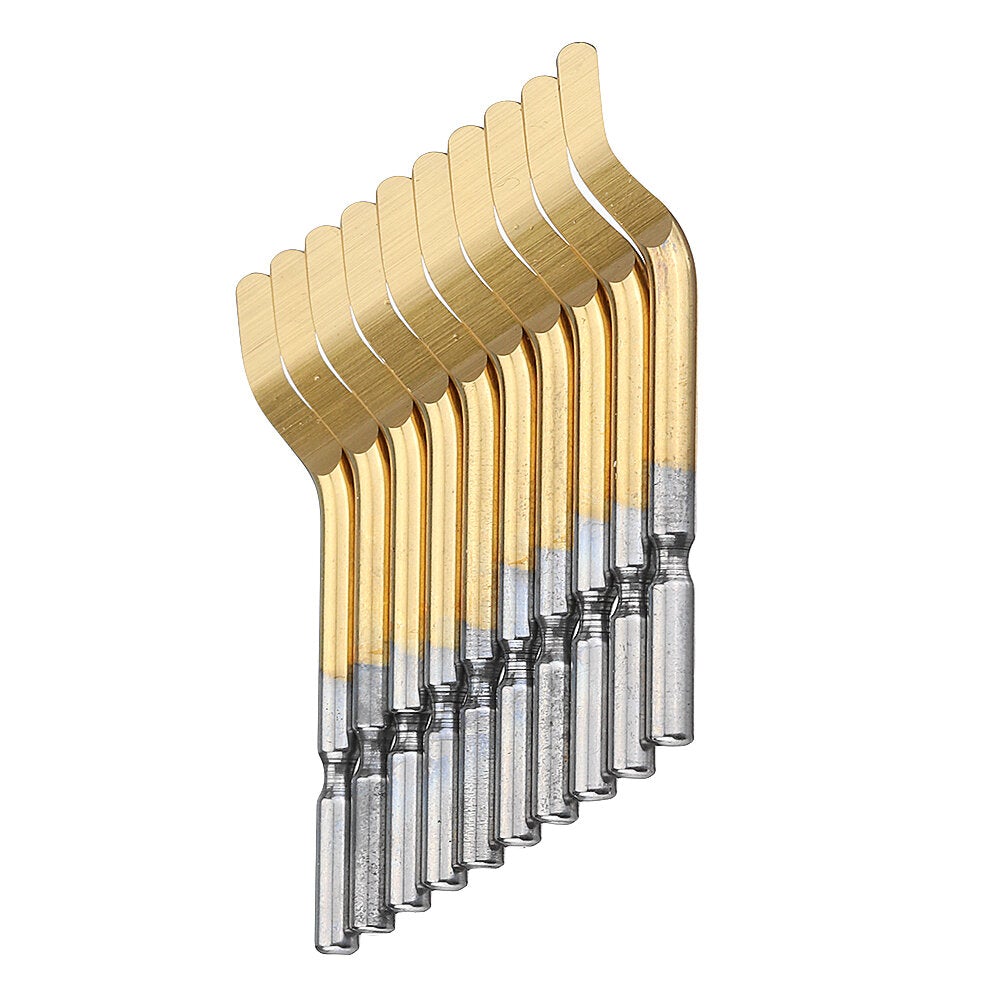 Burr Handle Scraper Deburring Tool 10pcs Deburring Trimming Blade Cutter Tools Kit