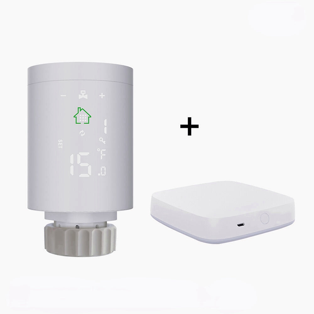 Smart Radiator Actuator Programmable Thermostatic Radiator Valve Temperature Controller Voice Control via Alexa