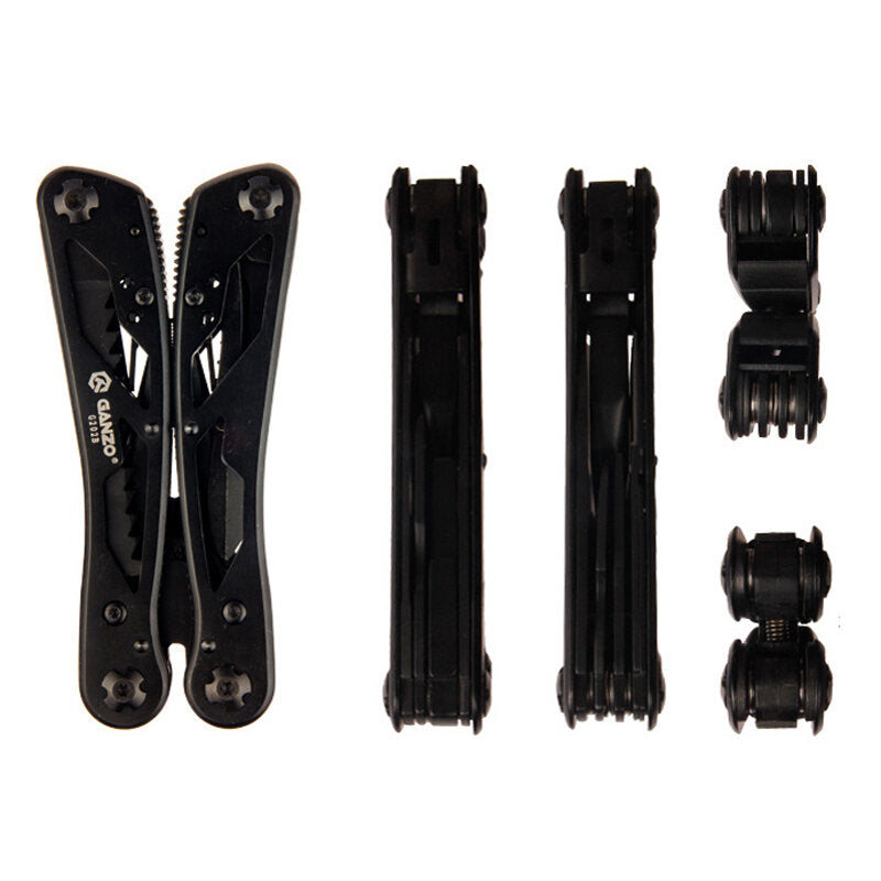 24-in-1 EDC Knife Multi-tools Set Folding Pliers Knife Pocket Plier Crimper Wire Cutter For Fishing Camping Survival