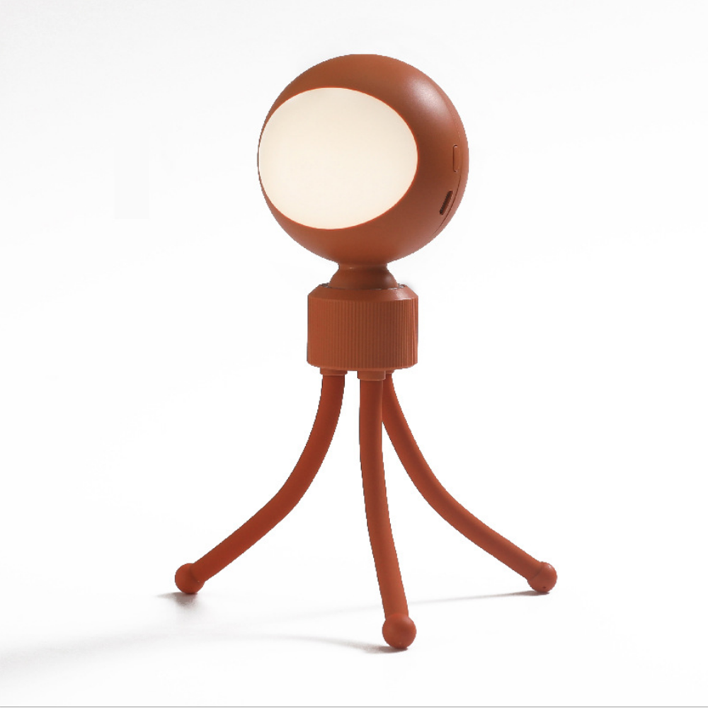 Smart Acoustooptic Control Night Light 3200K Color USB Charging 360 Adjustable Reading Light Rechargeable Table Lamp