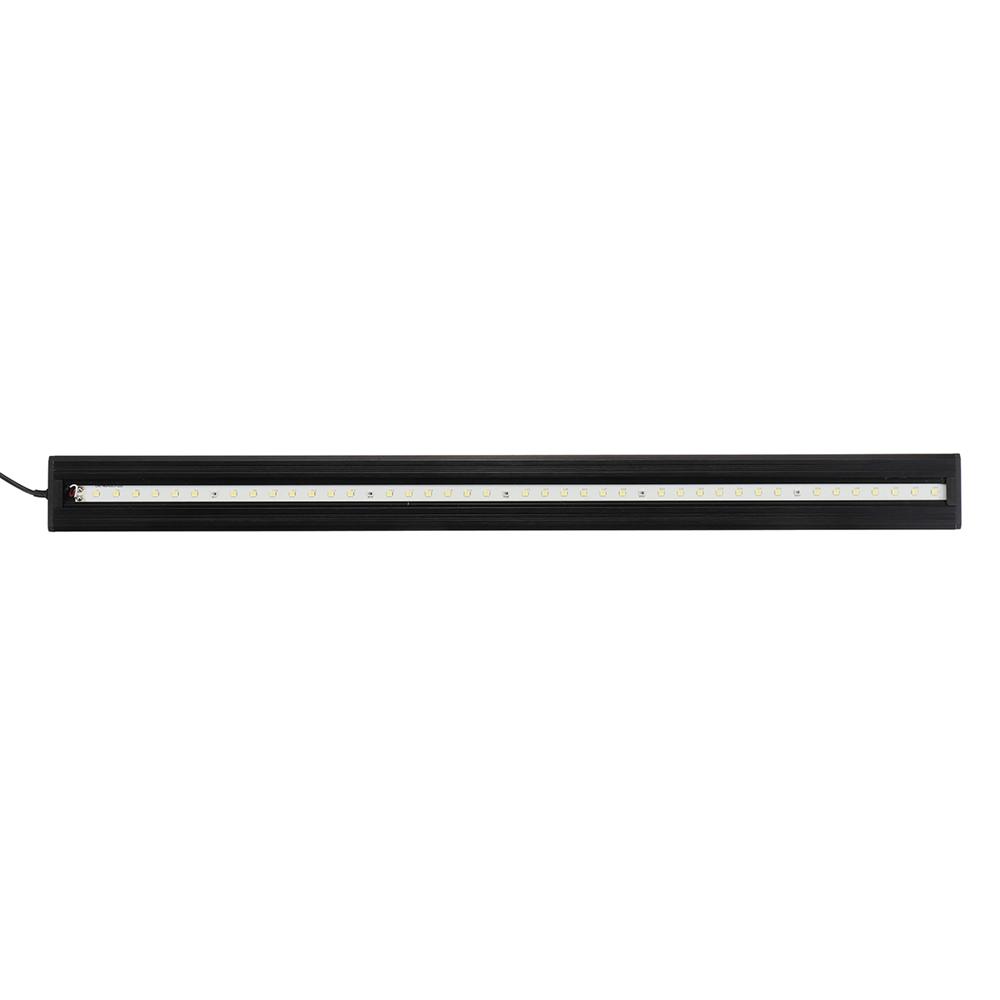 8W 50cm Adjustable 2835 LED Aquarium Fish Tank Super Slim Light Lamp Black