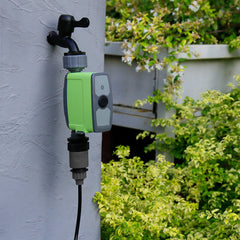Bluetooth Sprinkler Timer Programmable Smart Hose Faucet Timer with Irrigation&Mist Mode Wireless Remote Control for Outdoor Garden Lawns