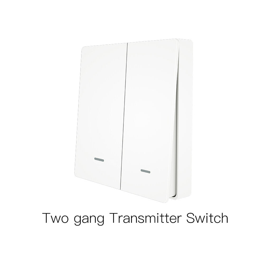 WiFi Smart Push Button Switch RF433 Wall Panel Transmitter Kit Tuya App Remote Control Works with Alexa Google Home