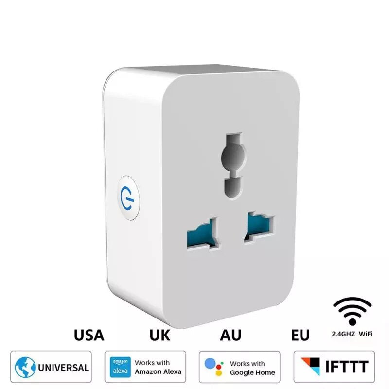 Universal Smart Home Power Socket Plug Basic Wireless WiFi APP Remote Control Timer Switch Powercube US EU UK AU Adapter