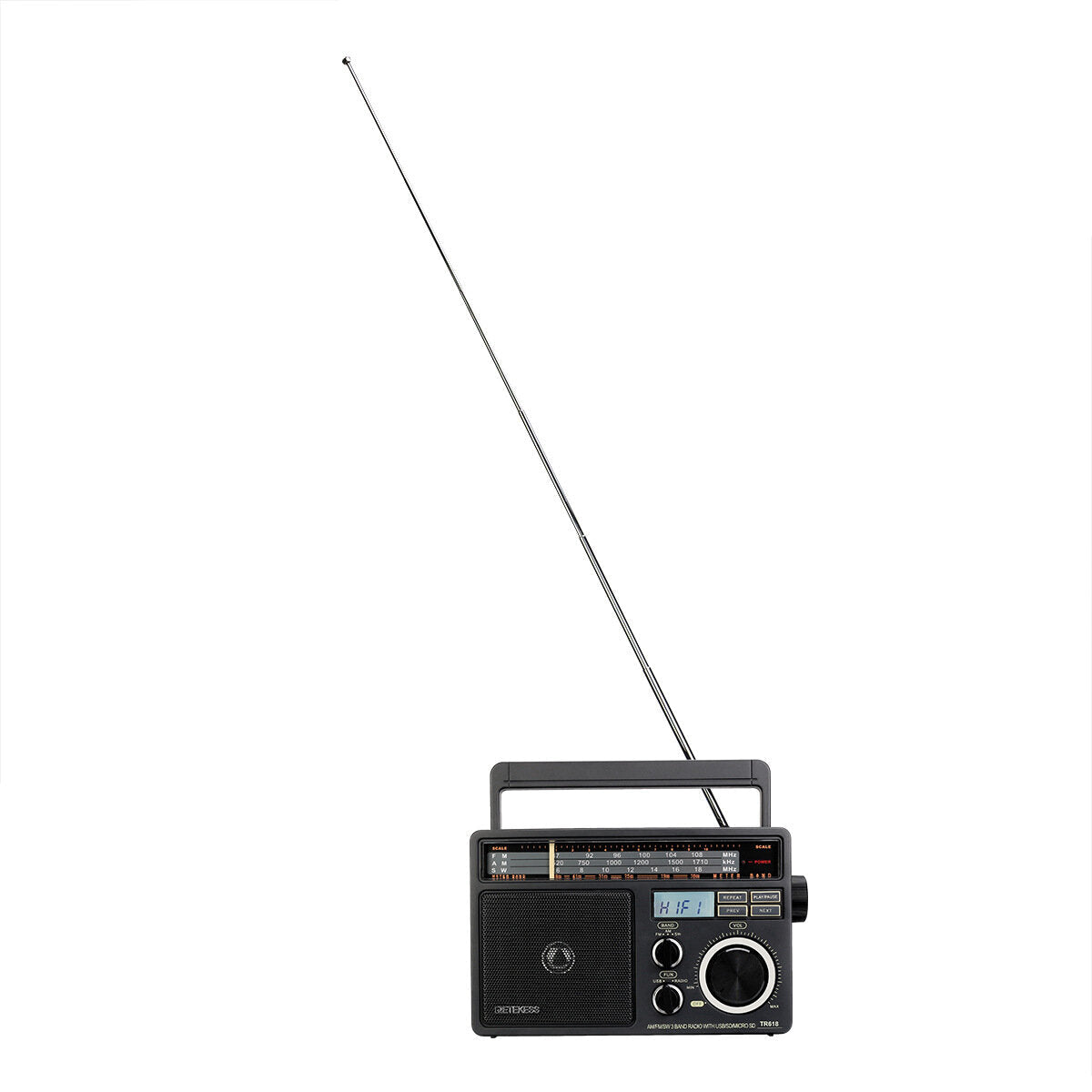 FM AM SW 3 Band Radio USB TF Card Speaker MP3 Player