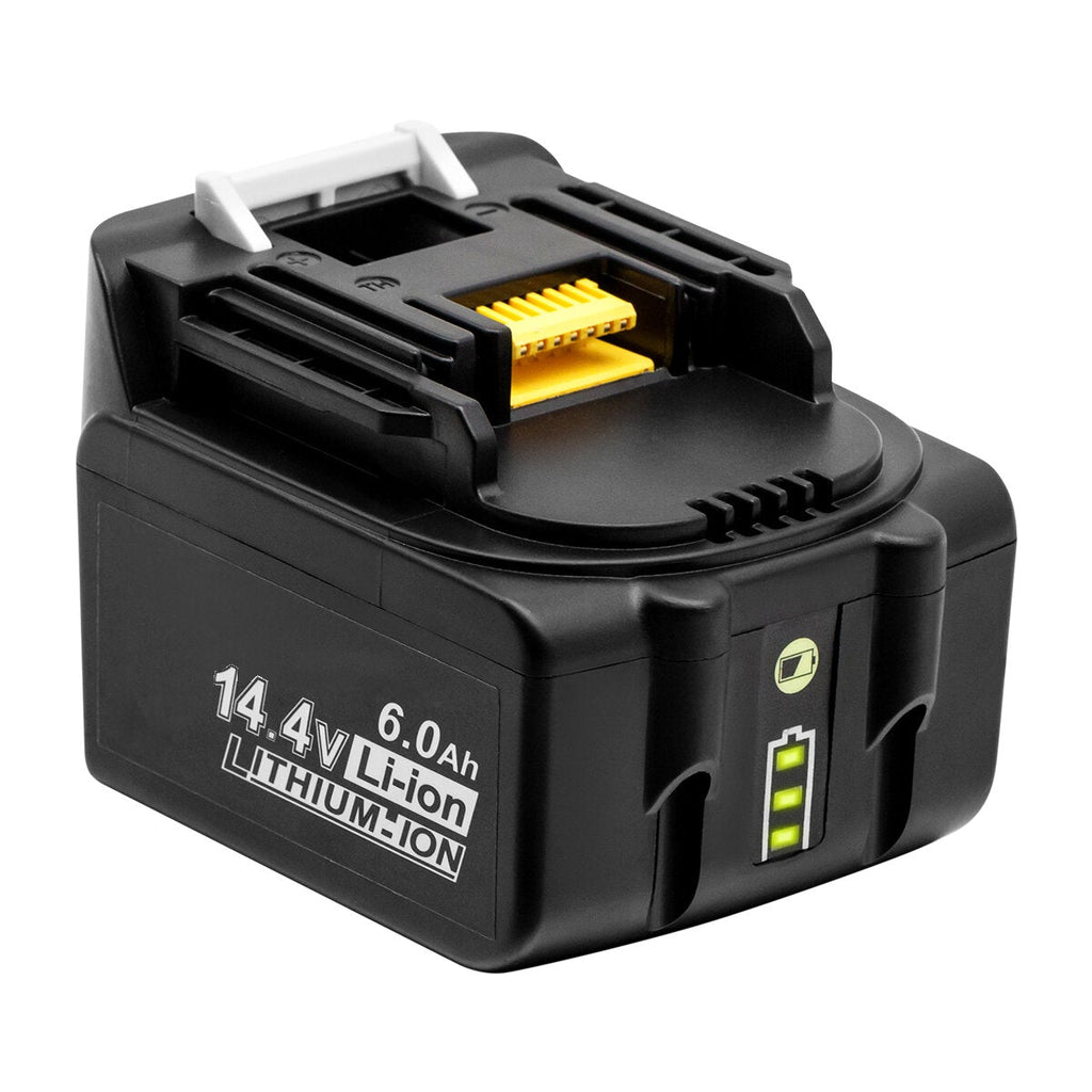 LED Light MAK-14.4B-Li 5.0Ah/6.0Ah Power Tool Replacement Battery 14.4V Tool For Makita BL1430 BL1440 BL1450 BL1460