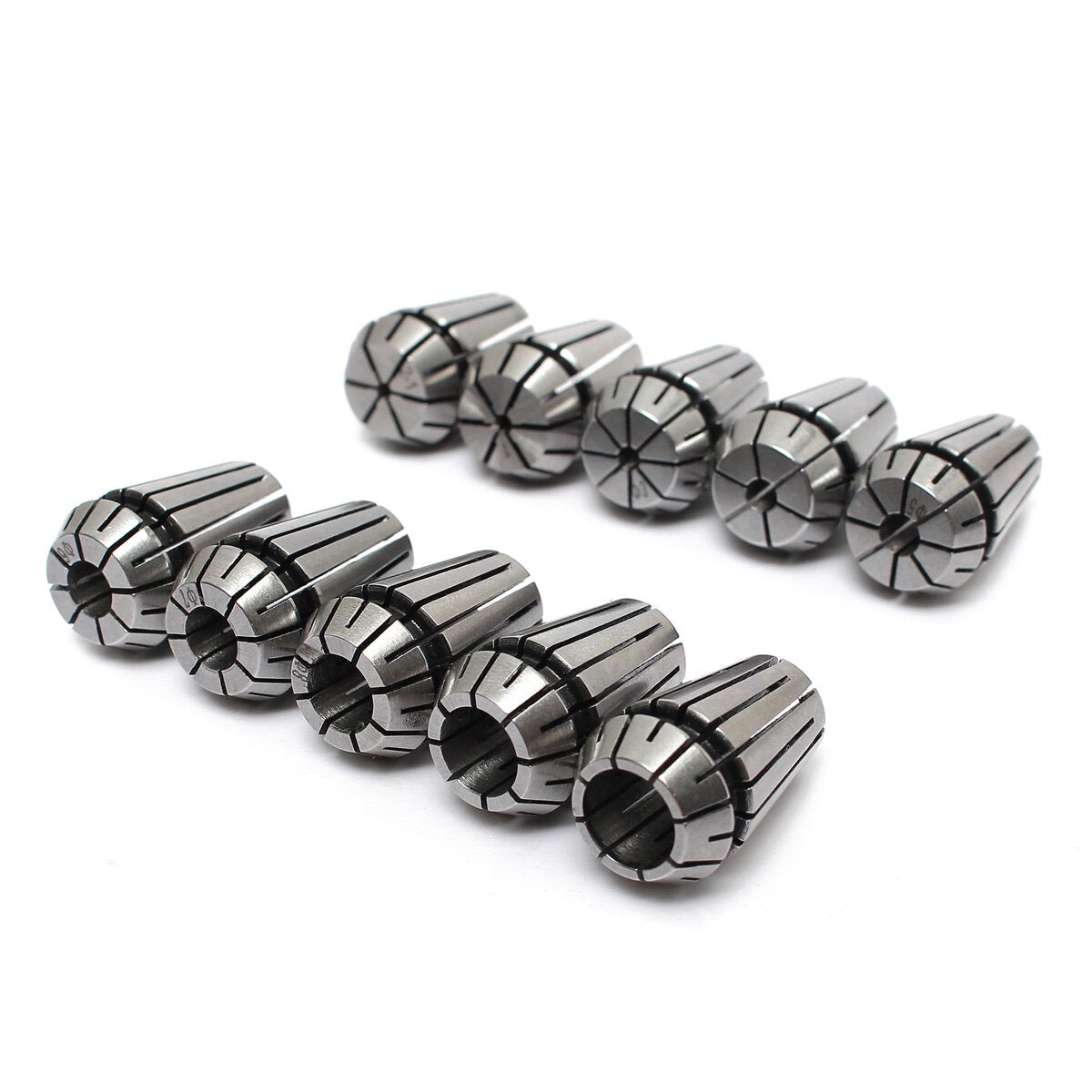 10pcs 1-10mm Spring Collets with 8mm Motor Shaft Holder Extension Rod Lathe Tools
