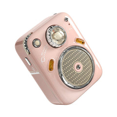 Retro Mini Bluetooth Speaker Audio FM Radio TF Card Girlfriend Birthday Gift Portable Outdoor Waterproof Speaker