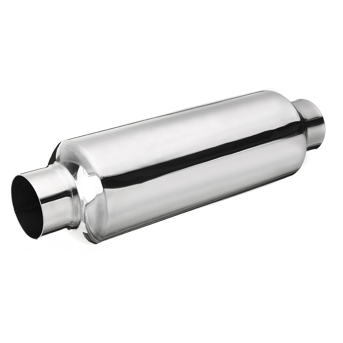 2.25" Inlet/Outlet Stainless Steel Universal Exhaust Turbine Muffler Resonator