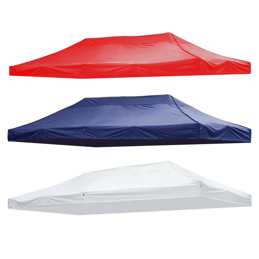 10x20ft Canopy Top Cover Replacement Tent Patio Gazebo 420D UV Sunscreen Sunshade