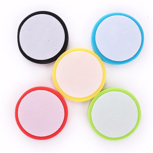 5pcs 6 Inch Flat Sponge Buffing Polishing Pad Kit For Car Polisher