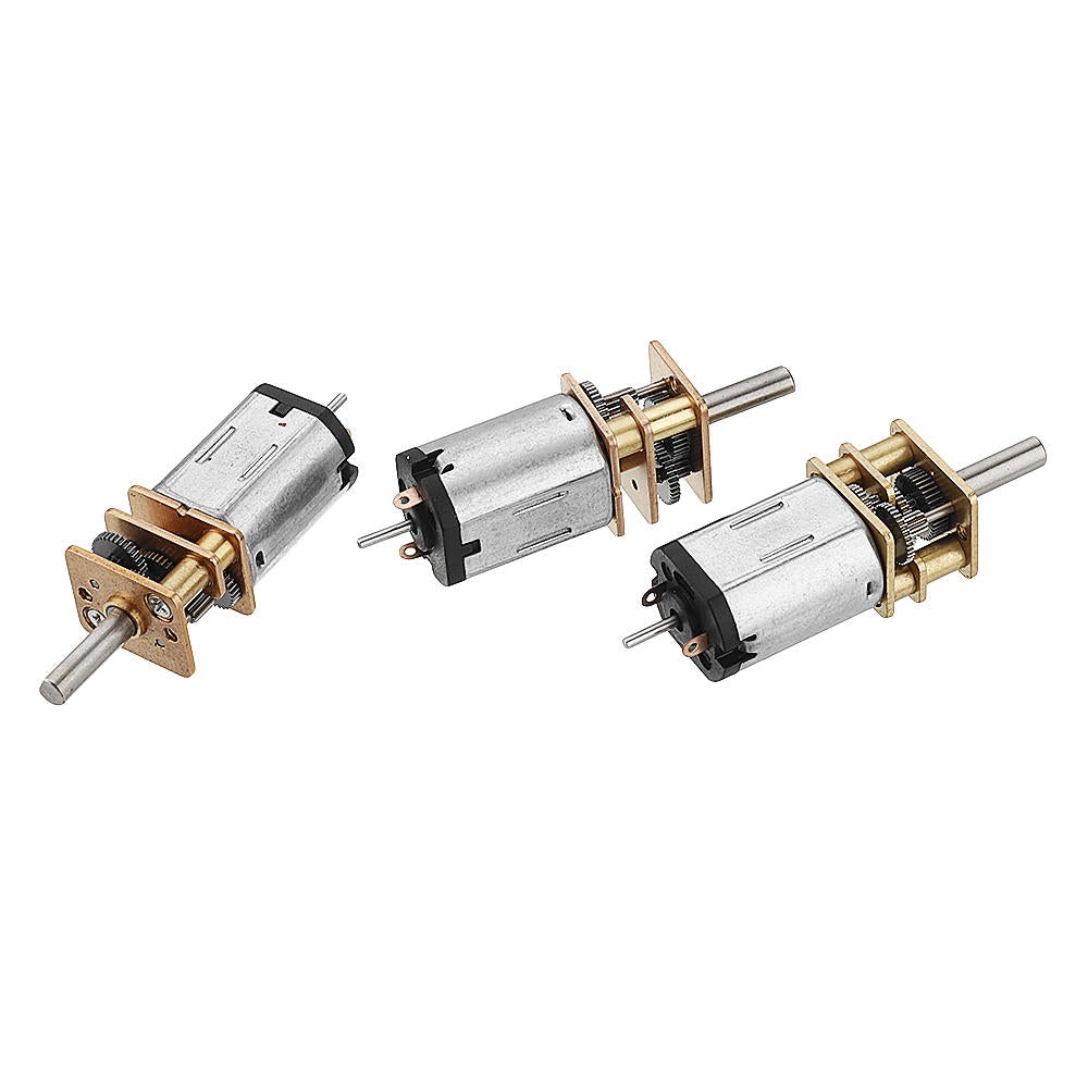 DC 12V Double Shaft Gear Motor Reducer Reduction Motor
