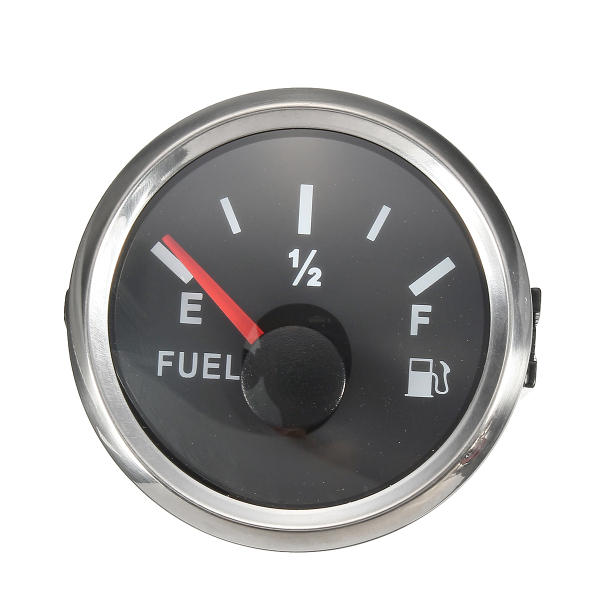 Marine Boat Fuel Level Gauge Yacht Trim Tank Indicator 52mm 12/24V 240-33 Ohms