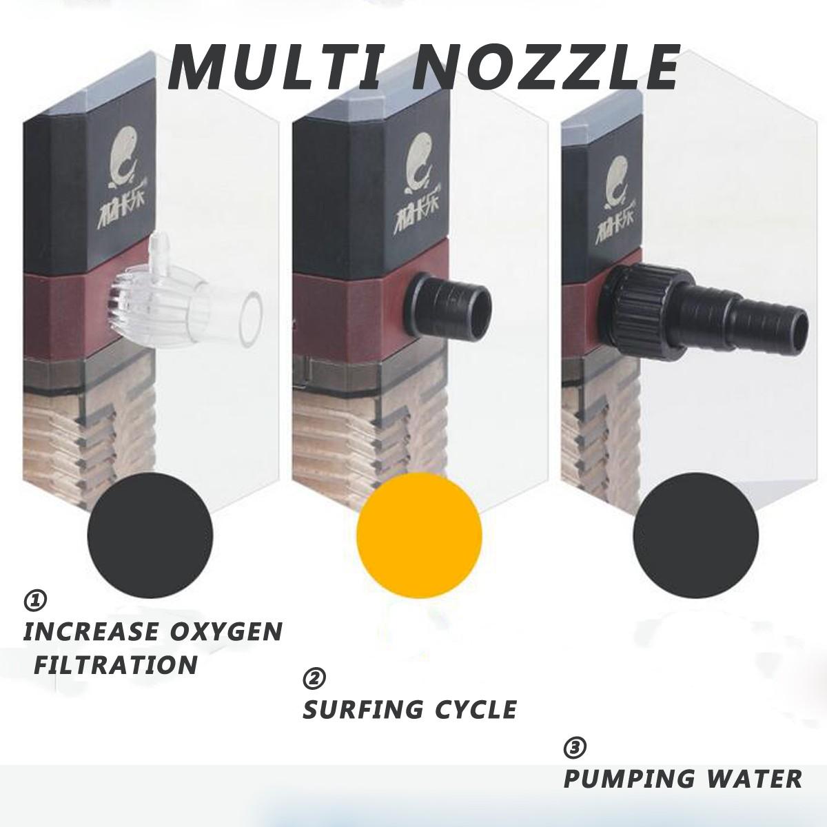 Aquarium Oxygen Pump Filter Submersible Pump Internal Spray Bar Filter FiltratiOxygen P