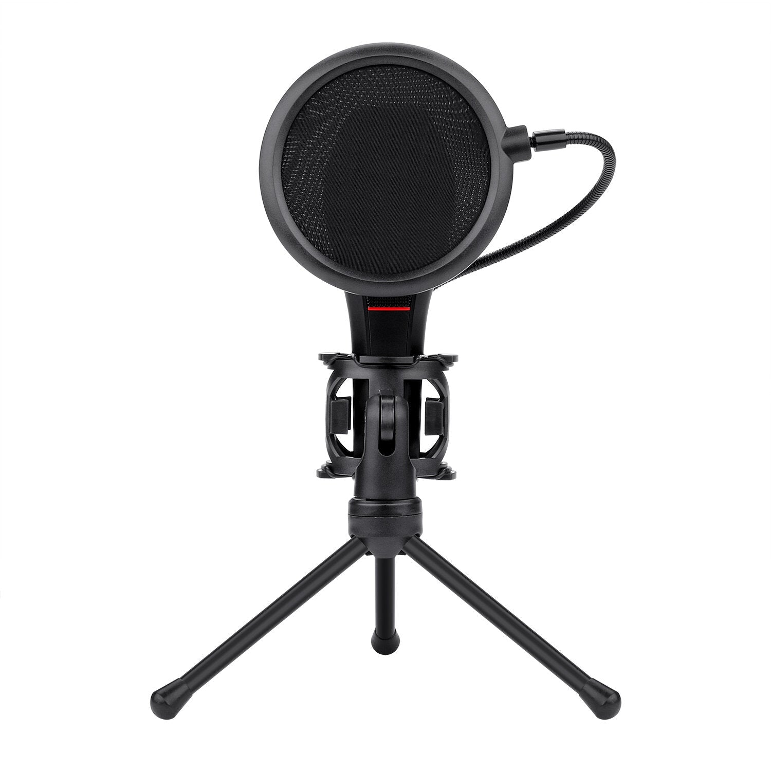USB Condenser Recording Microphone Omnidirectional Studio Vocals Voice Mic with Tripod for Computer